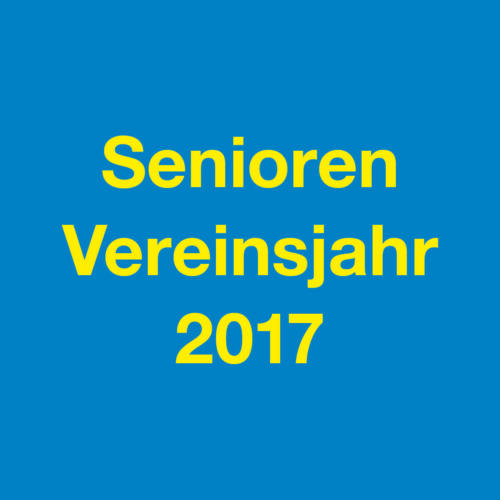 Senioren Vereinsjahr 2017